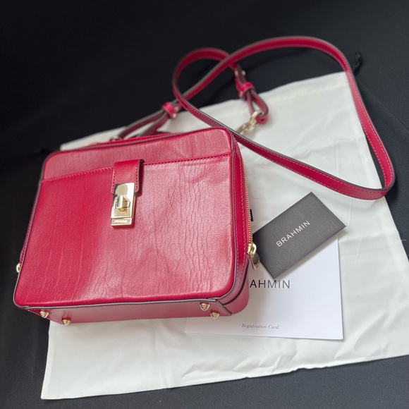 Brahmin Evie Leather Satchel/Shoulder Bag - Picture 6 of 6